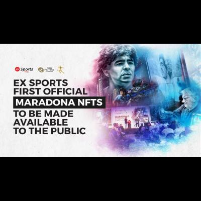 EX Sports First Official Maradona NFTs to be made available to the public